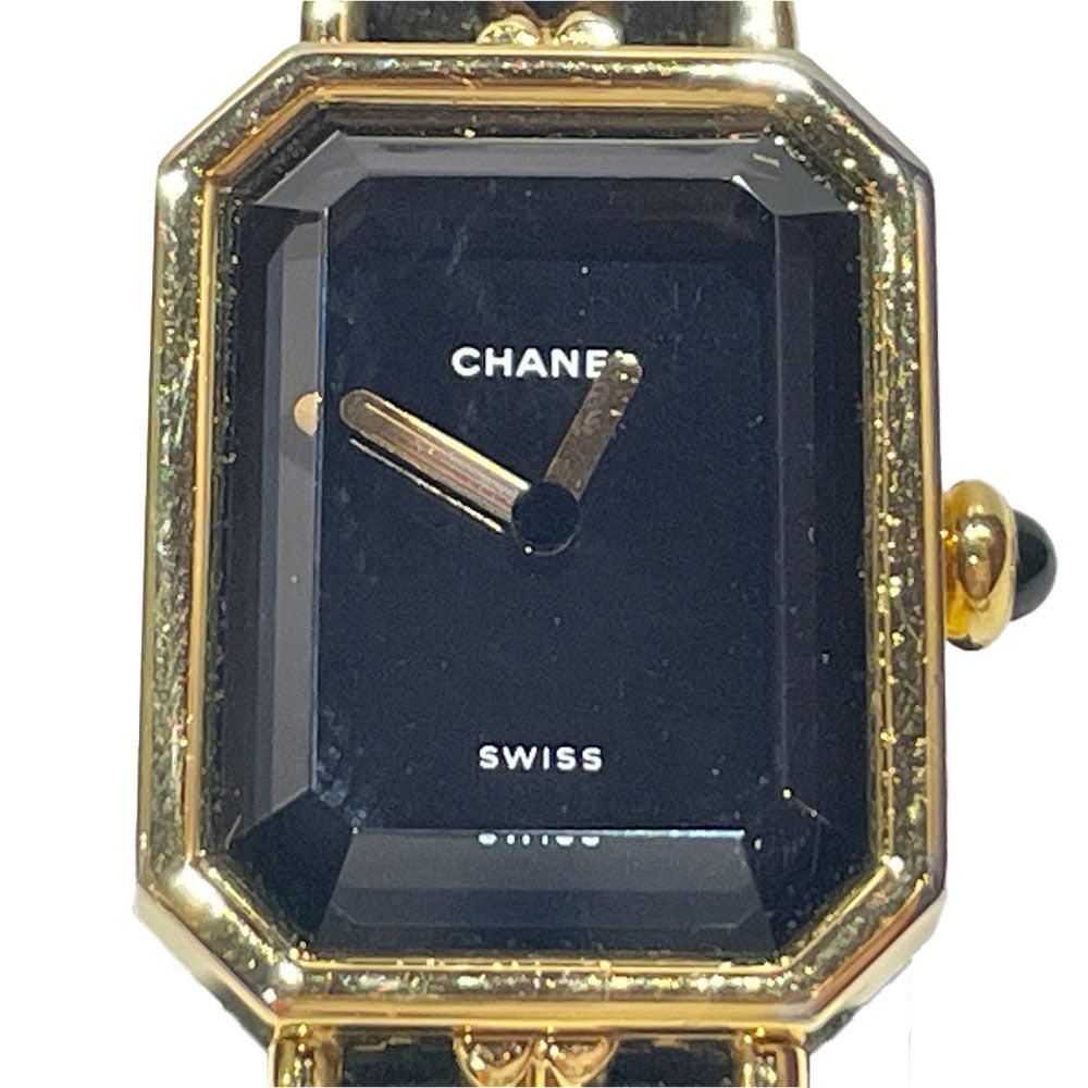 CHANEL(シャネル) プルミエール S H0001 腕時計 GP/レザー レディース【中古B】20240528