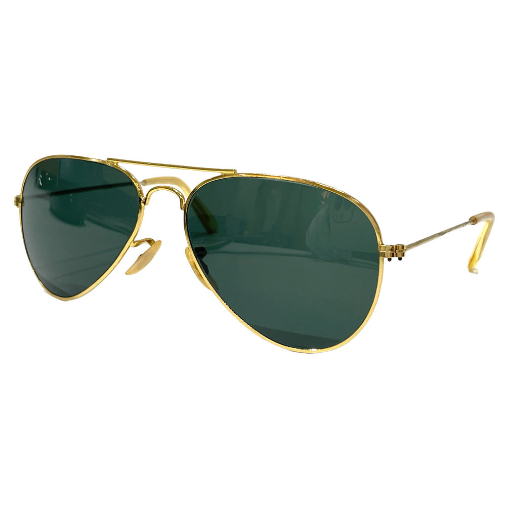 中古B/標準】Ray-Ban レイバン ヴィンテージ ティアドロップ ヴィンテージ R-B SPACE US-14K ユニセックス サングラス  ゴールド20457964