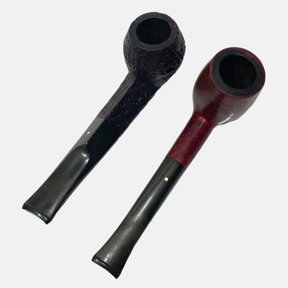 中古AB/使用感小】Dunhill ダンヒル パイプ2点セット SHELL BRIAR BRUYERE ケース付 まとめて 喫煙具 メンズ  その他雑貨20465574