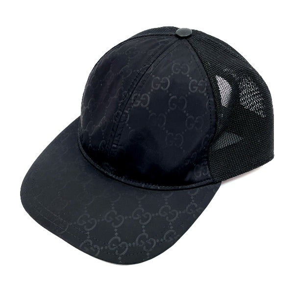 Gucci Nylon GG Baseball Cap Hat in Black