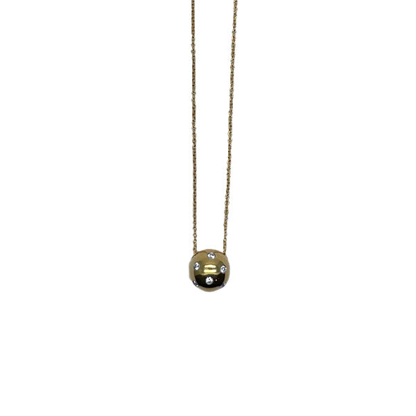 【極美品】ティファニー　ドッツ　ボール　ダイヤネックレス（750/プラチナ）ネックレス