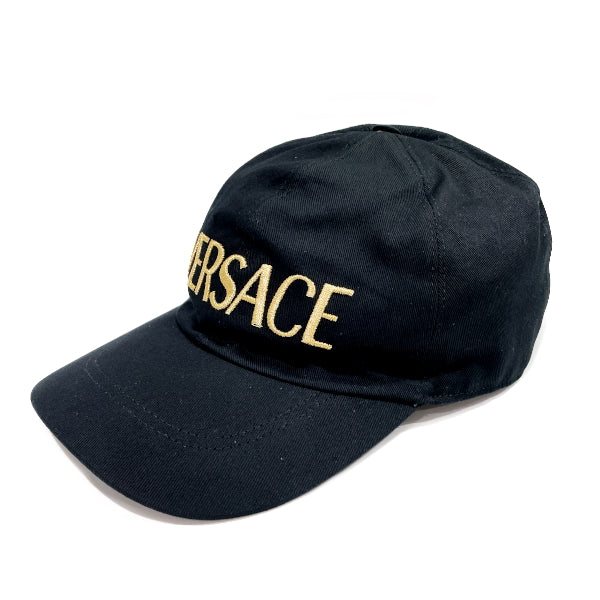 男女問わず着用いただけます【美品】 VERSACE ヴェルサーチ　ロゴ　帽子　キャップ　ユニセックス