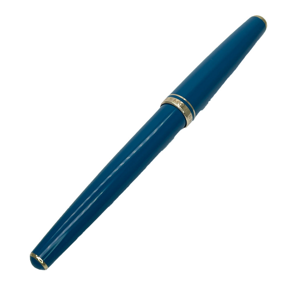 Used AB Slightly used MONTBLANC Generation Rare Color Turquoise Nib 585 Character Width EF Extra Fine Unisex Fountain Pen Turquoise 20456653