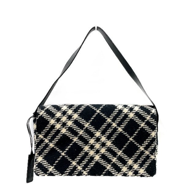 Burberry black and 2024 white check handbag