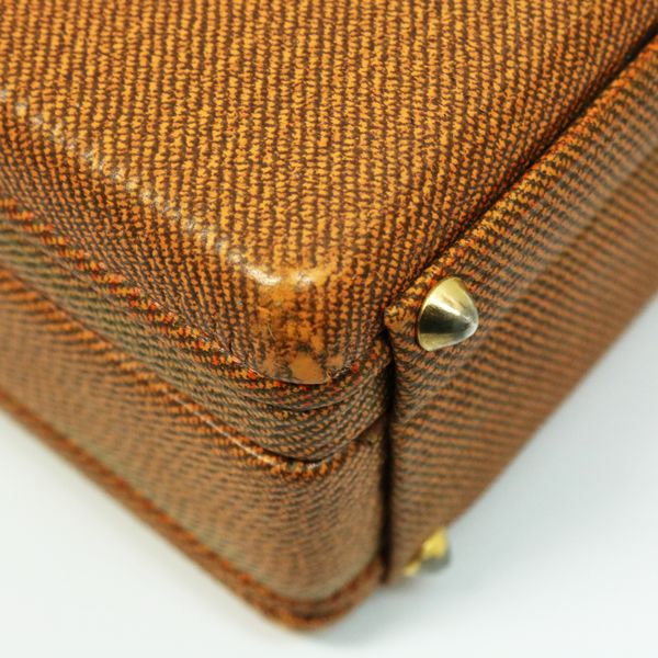 FENDI Rare Square Trunk Vanity 2WAY Vintage Handbag Leather Women's [Used B] 20231102