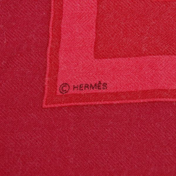 HERMES(エルメス) カレ90 EX-LIBRIS エクスリブリス ストール カシミヤ/シルク レディース【中古B】20231129