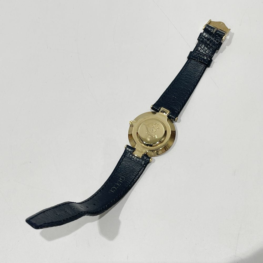 GUCCI(グッチ) ラウンド 4500M 腕時計 GP/レザー レディース【中古】