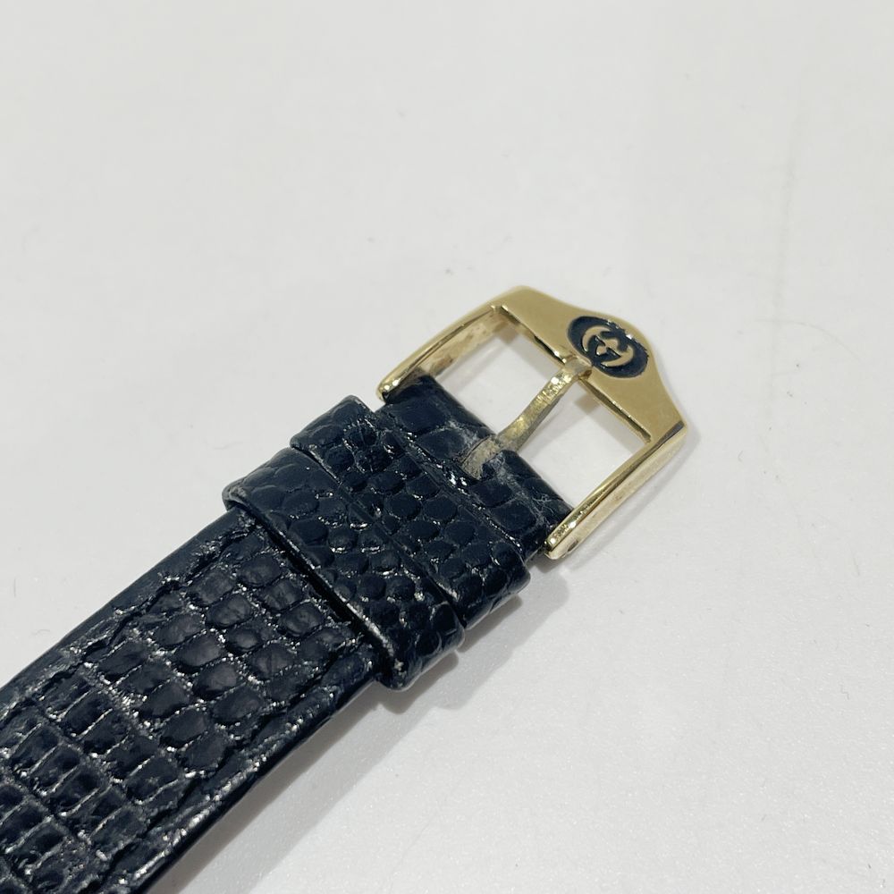 GUCCI(グッチ) ラウンド 4500M 腕時計 GP/レザー レディース【中古】