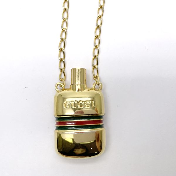 GUCCI Perfume Bottle Pendant Necklace GP Unisex [Used AB] 20230324