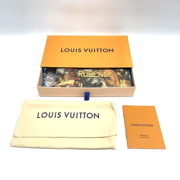 LOUIS VUITTON（ルイ・ヴィトン） マスターズコレクション ルーベンス ラウンドファスナー ジッピーウォレット M64603  モノグラムセルティ 長財布 PVC レディース 20230516