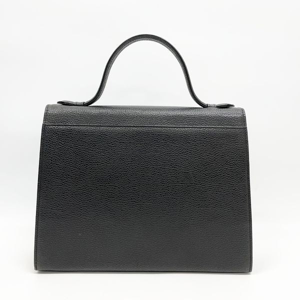 YVES SAINT LAURENT YSL Logo Top Handle Vintage Handbag Leather Women's 20230605