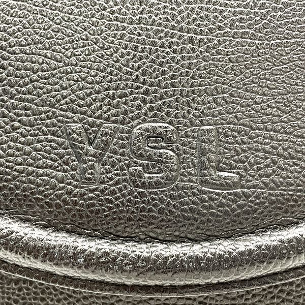 YVES SAINT LAURENT YSL Logo Top Handle Vintage Handbag Leather Women's 20230605