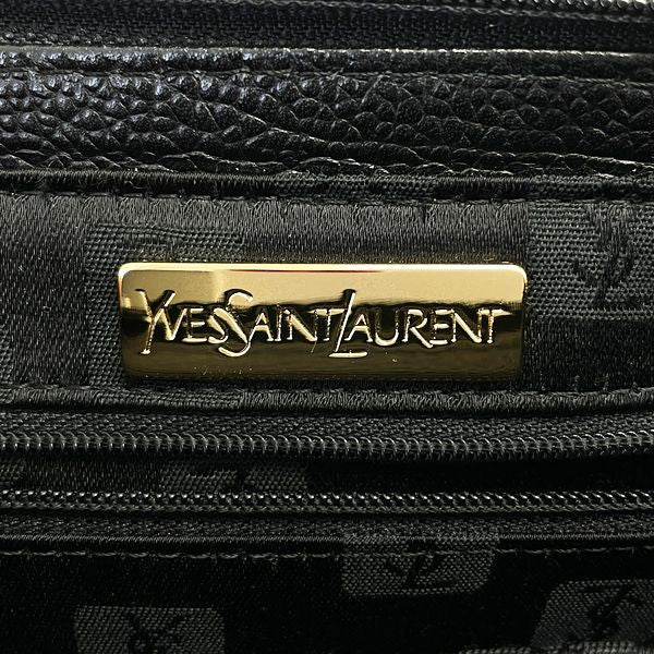YVES SAINT LAURENT YSL 徽标迷你手提包复古手提包皮革女式 20230614