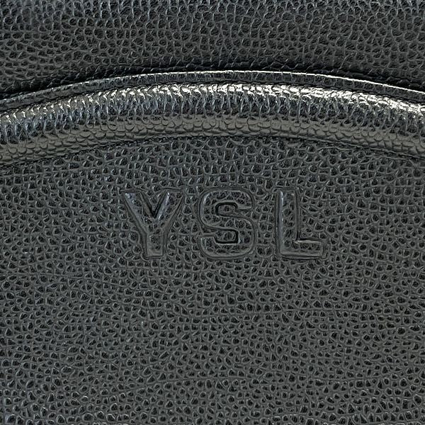 YVES SAINT LAURENT YSL 徽标迷你手提包复古手提包皮革女式 20230614