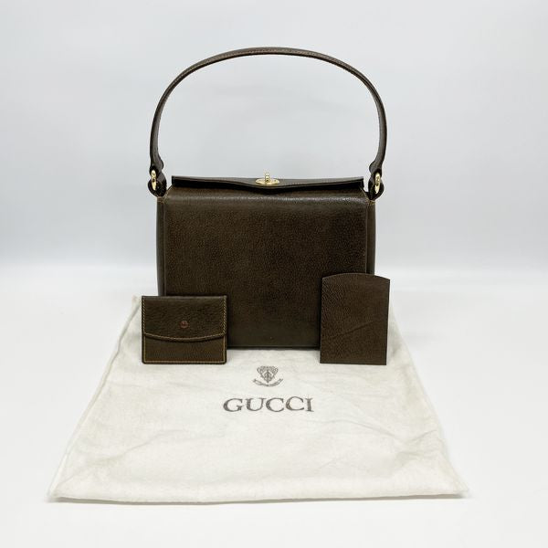 中古B/標準】GUCCI グッチ ヴィンテージ ターンロック オールド