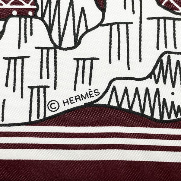 HERMES Carre 55 Bandana Les Canyons Etoiles From the Canyons to the Stars Scarf Silk Women's [Used A] 20230711