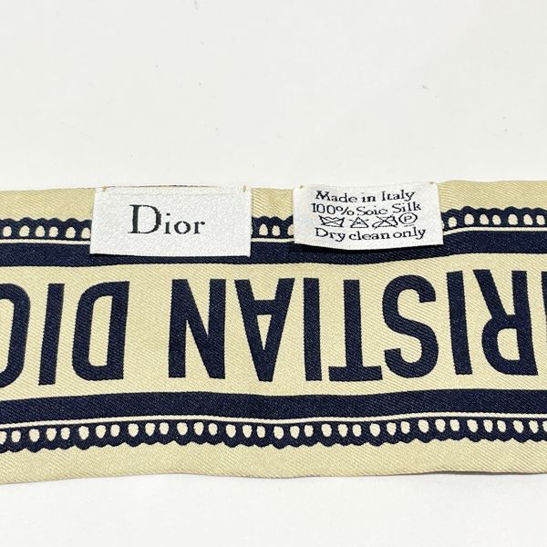 Christian Dior(クリスチャンディオール) ミッツァ ロゴ 花柄 スカーフ シルク レディース【中古AB】20230911