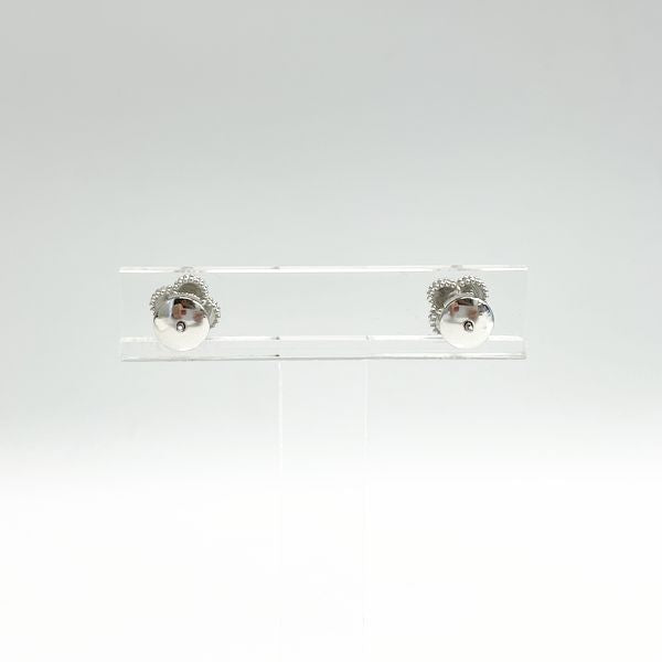 Van Cleef &amp; Arpels Sweet Alhambra Turquoise Earrings K18 White Gold Women's [Used B] 20231130