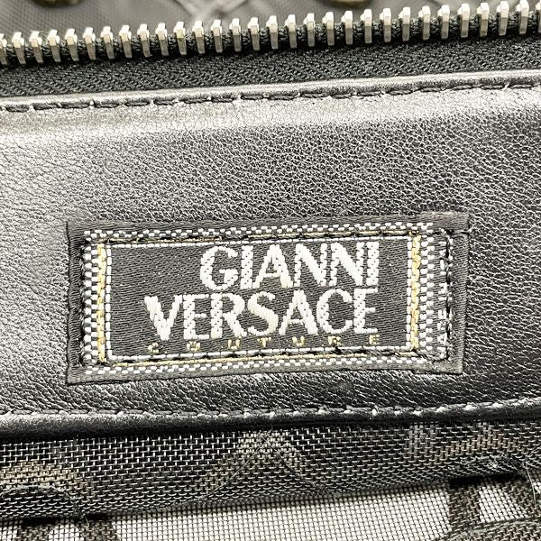 Gianni Versace(ジャンニ・ヴェルサーチ) メデューサ メッシュ ヴィンテージ トートバッグ レザー レディース【中古B】20230703