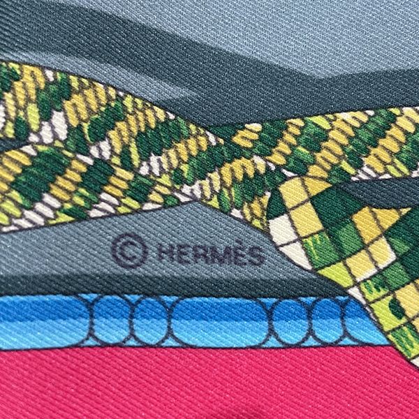 HERMES Carre 65 COACH Horse Carriage Carriage Scarf Silk Ladies [Used A] 20231030
