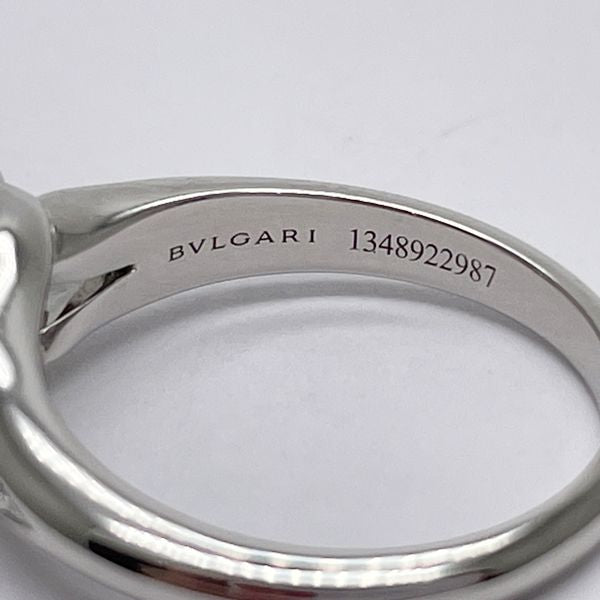 中古AB/使用感小】BVLGARI ブルガリ インコントロ ダモーレ 0.40ct D/VS2/VG Pt950 ダイヤモンド レディース リング・指輪  7号 シルバー20433387