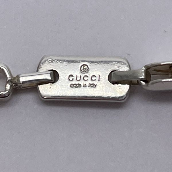 中古B/標準】GUCCI グッチ ベネチア スクエア リンク チェーン シルバー925 レディース ネックレス シルバー20434357