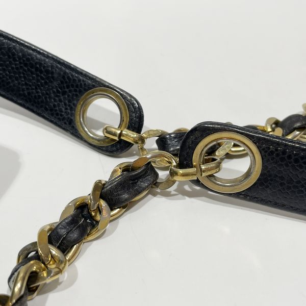 中古B/標準】CHANEL シャネル ヴィンテージ ココマーク 筒形 スクエア 斜め掛け レディース ショルダーバッグ ネイビー20435455