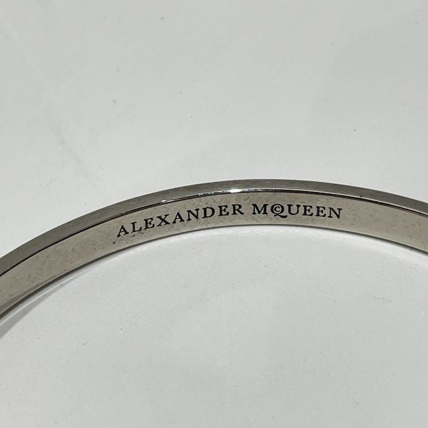 Alexander McQueen Twin Skull Snake Bangle Brass Men's [Used B] 20231104