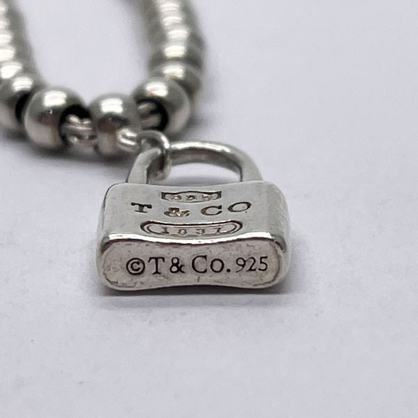 TIFFANY&Co.(ティファニー) 1837 ロックチャーム ボールチェーン ブレスレット シルバー925 レディース【中古B】20231027