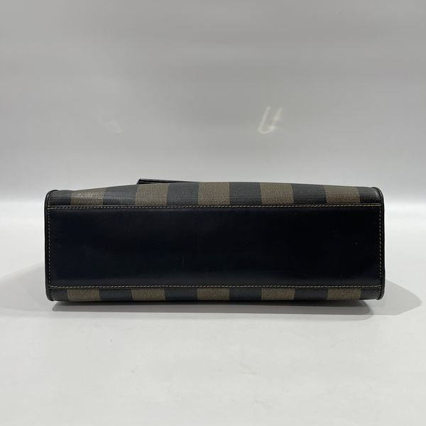 FENDI(フェンディ) ペカン トップハンドル ヴィンテージ ハンドバッグ PVC/レザー レディース【中古B】20231028