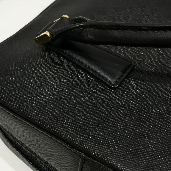 BURBERRY(バーバリー) ロゴ プレート 内部チェック ヴィンテージ ハンドバッグ レザー レディース【中古AB】20231028