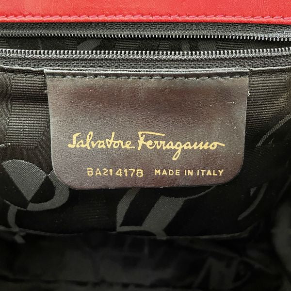 Salvatore Ferragamo(サルヴァトーレフェラガモ) ヴァラ 2WAY ハンドバッグ キャンバス/レザー レディース【中古AB】20231105