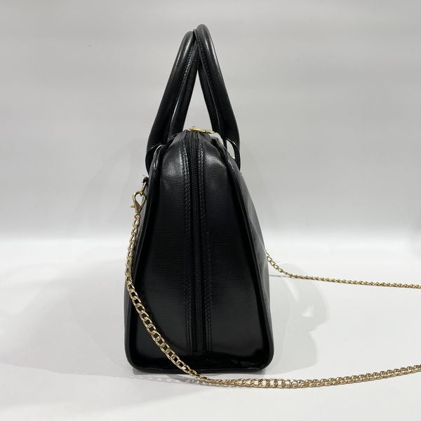 CELINE(セリーヌ) サークルロゴ 2WAY チェーン ヴィンテージ ハンドバッグ レザー レディース【中古B】20231120