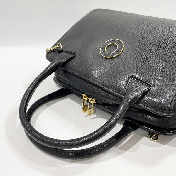 CELINE(セリーヌ) サークルロゴ 2WAY チェーン ヴィンテージ ハンドバッグ レザー レディース【中古B】20231120