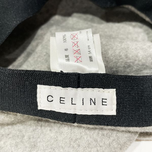 CELINE(セリーヌ) リボン 54?p ベレー帽 ウール/ベロア レディース【中古AB】20231105