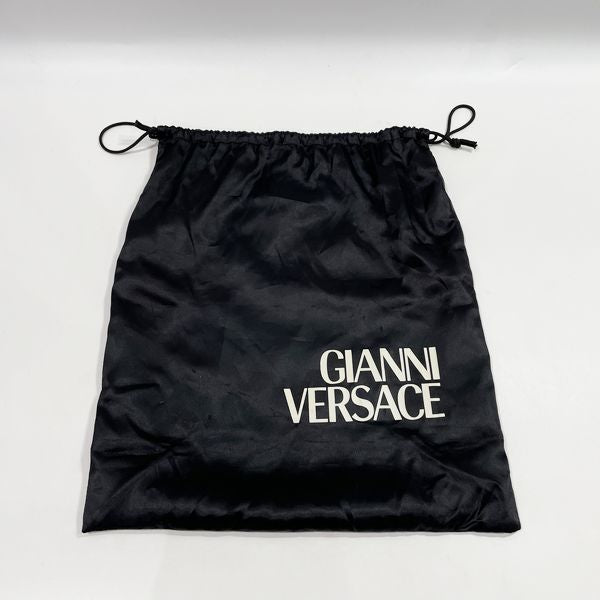 Gianni Versace Sunburst Vanity 顶部手柄复古手提包 皮革 [二手 B] 20231105