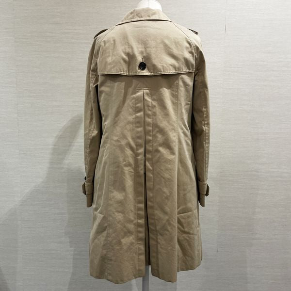 中古B/標準】BURBERRY バーバリー LONDON バーバリーロンドン サイズ38 ノバチェック 裏地取外し可能 レディース トレンチコート  ベージュ20439658