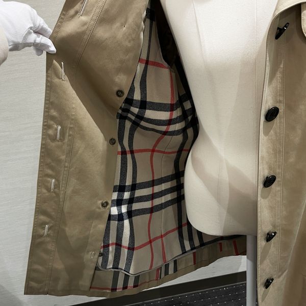 中古B/標準】BURBERRY バーバリー LONDON バーバリーロンドン サイズ38 ノバチェック 裏地取外し可能 レディース トレンチコート  ベージュ20439658