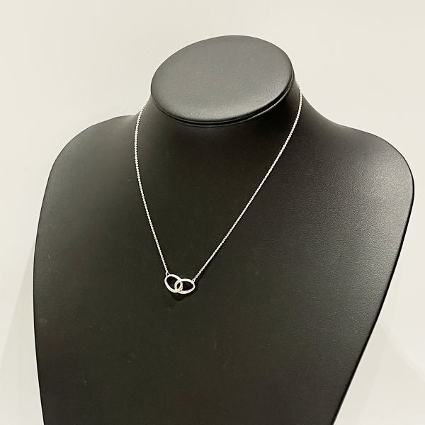 中古AB/使用感小】TIFFANY&Co. ティファニー ダブルループ シルバー925 レディース ネックレス シルバー20439679