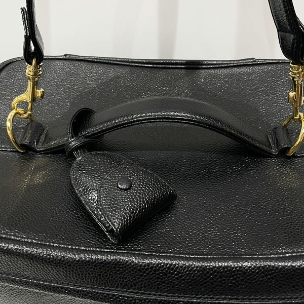 CHANEL Cocomark Vanity 2WAY Vintage Handbag Caviar Skin Ladies [Used AB] 20231118