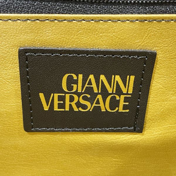 Gianni Versace(ジャンニ・ヴェルサーチ) サンバースト トップハンドル フラワープリント 2WAY ヴィンテージ ハンドバッグ PVC/レザー レディース【中古AB】20231119