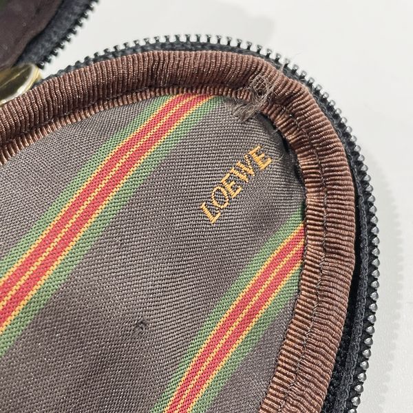 LOEWE(ロエベ) ベラスケス ツイスト トップハンドル バニティ ヴィンテージ ハンドバッグ スウェード/レザー レディース【中古B】20231119