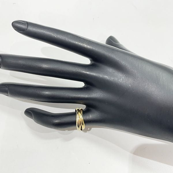 中古AB/使用感小】CARTIER カルティエ トリニティ 3連 XS スリーカラー K18YG K18WG K18ピンクゴールド レディース リング・指輪  48/6号 ゴールド20441506