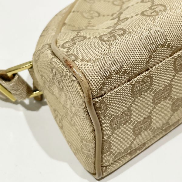 中古B/標準】GUCCI グッチ ハーフムーン ポーチ 肩掛け ワンショルダー ...