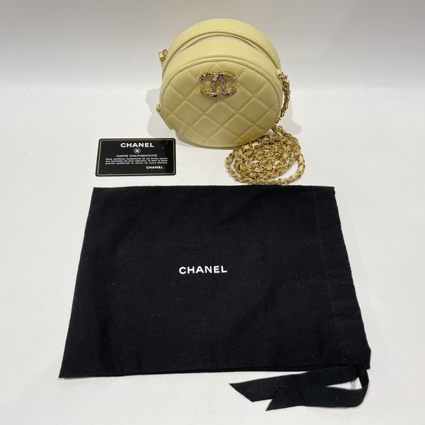 中古AB/使用感小】CHANEL シャネル ココマーク ビジュー マトラッセ ...