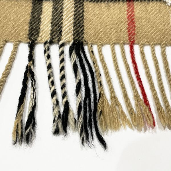 BURBERRY(バーバリー) カシミヤ100％ ノバチェック 140cm×30cm ストール 襟巻 マフラー カシミヤ/ ユニセックス【中古BC】20231220