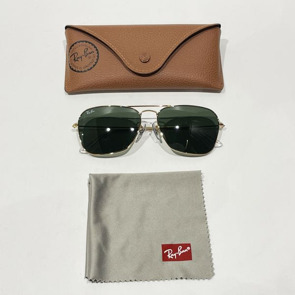 Ray-Ban(レイバン) RB3136 CARAVAN サングラス スクエアシェイプ 58□15 G-15 アイウェア / ユニセックス【中古B】