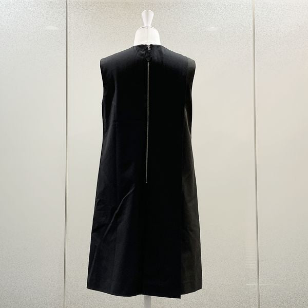 FOXEY NEW YORK Dress Size 38 Cool Tuxedo Dress 32585 Sleeveless Material Switching Polyester/Rayon/Polyurethane Women's [Used AB] 20240127
