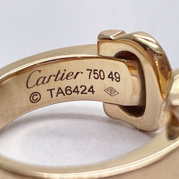 中古B/標準】CARTIER カルティエ ブークルセ 2C C2 K18PG ダイヤモンド レディース リング・指輪 49/9号  ゴールド20447647