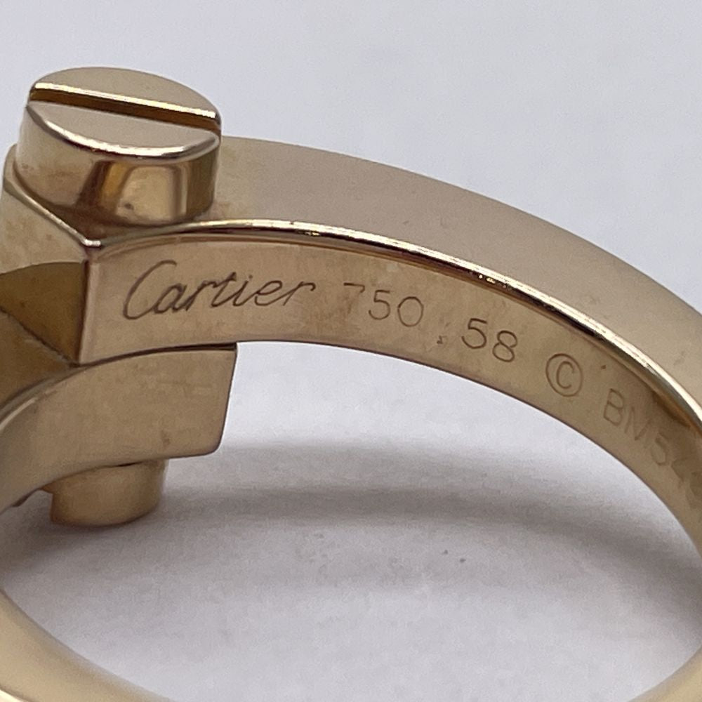 中古B/標準】CARTIER カルティエ メノット K18PG メンズ リング・指輪 17.5号 ゴールド20447652